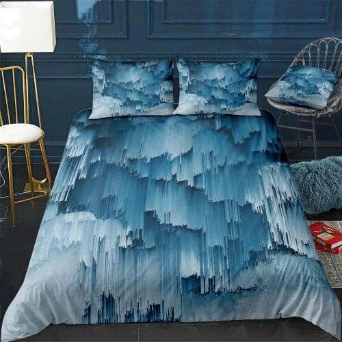 Abstract Glitch Pixel 703 Bedding Set For Bedroom Soft Bedspreads For Double Bed Home Duvet Cover Quality Quilt Cover