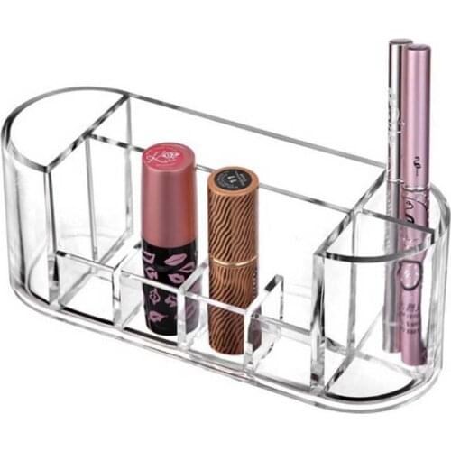 Tabletop Acrylic Makeup Organizer Lisptick/Makeup Brush/Nail Polish/Cosmetics Organizer Storage Makeup Box for Women