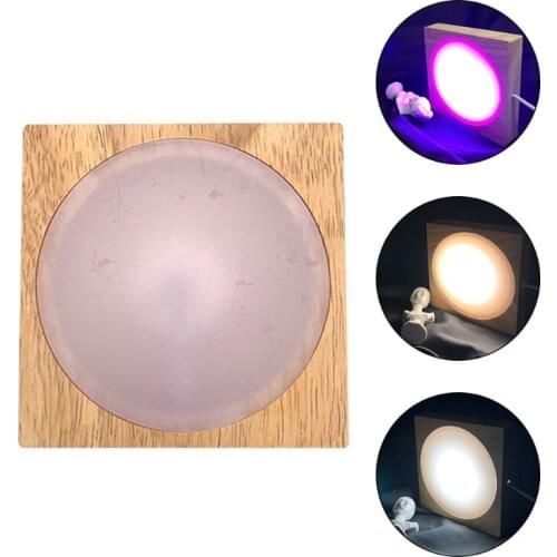 Night Light Solid Wooden Luminous Base White and Warm Light Led Anime Manga Attack On Titan Lamp Sailor Moon Sunset Lamp