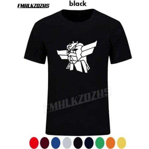 New Brand Summer Goldorak Mens T-Shirt Awesome Short-Sleeve Tee Shirt Man Printed Basic 100% Cotton Tops & Tees H116