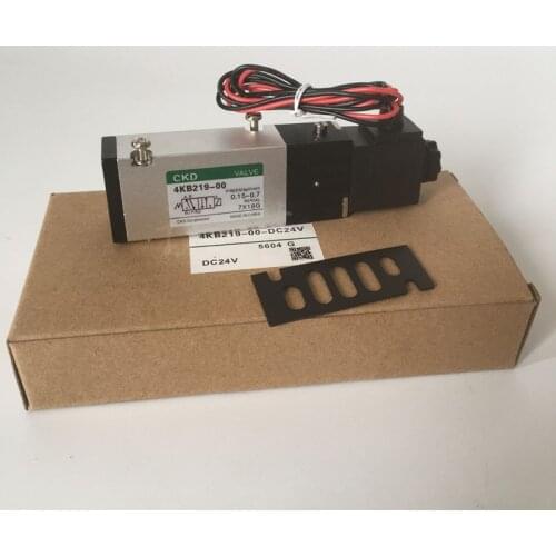 Pneumatic components CKD solenoid directional valve 4KB219-00-D24 plate installation AC220V DC24V 4KB219-00-D24
