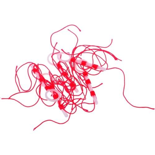 10 Pieces Bobber Looper Stop Knots Cord String Rope Fishing Float Accessories Tool for Rock Fishing