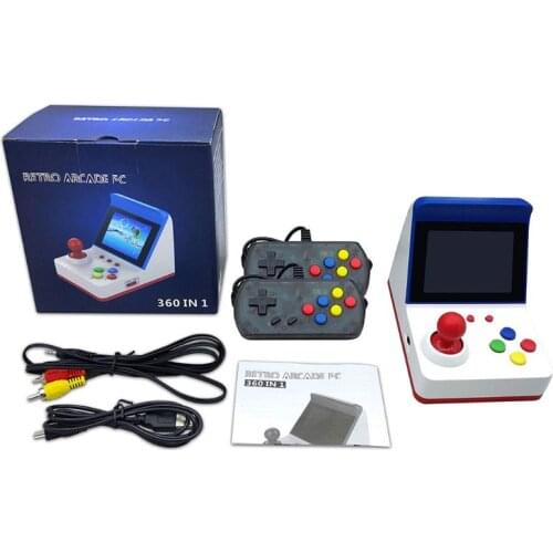 Portable Retro Mini Handheld Game Console 3 Inch 8bit 360 Video Classic Games Family Mini Screen Display Console Gift