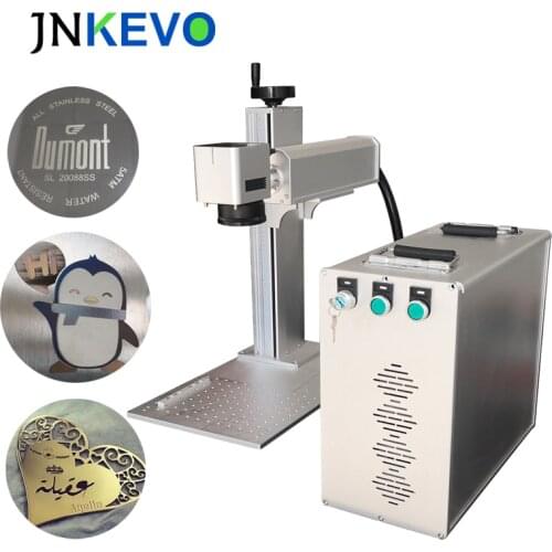 CNC Portable Mini Color Fiber Laser Marking Machine For Metal/Mini Fiber Laser printing machine on stainless steel
