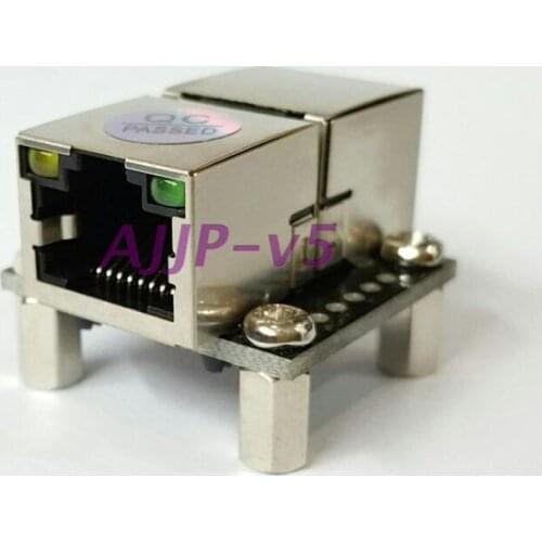 Rj45 Adapter Adapter Board Network Port Connector Network Cable Connector Straight-through Type Lighted Network Port Connector