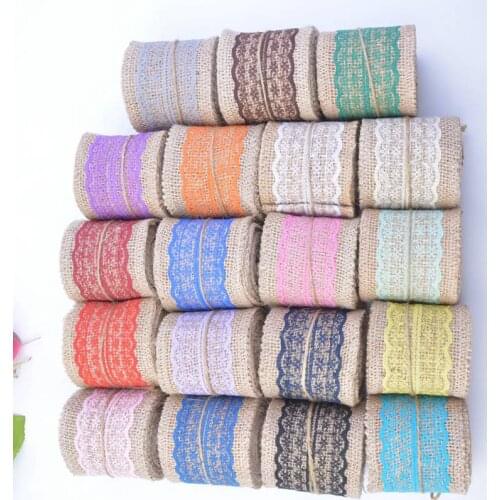 DIY handmade Christmas wedding craft lace rolls on both sides of lace ribbon linen rolls