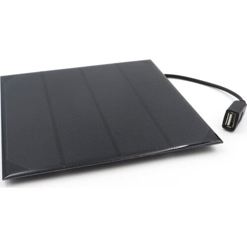 Solar Panel 2W 3W 3.5W 4.5W 6W 6V Solar Cell DIY Module Solar Portable Charger for USB 5V Output outdoor charger