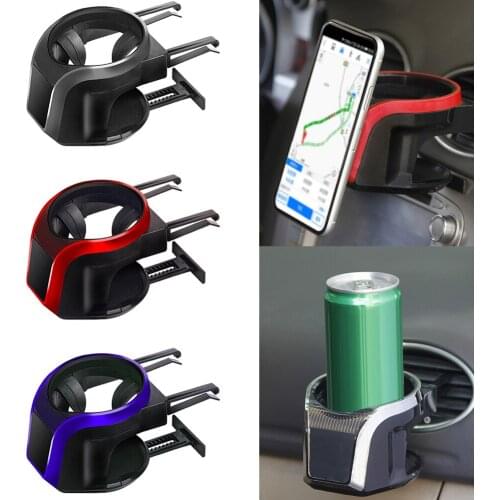 Car Universal Car Air Vent Drink Cup Bottle Holder 2 in 1 Adjustable Magnetic Mobile Phone Mount Bracket Stand Cradles
