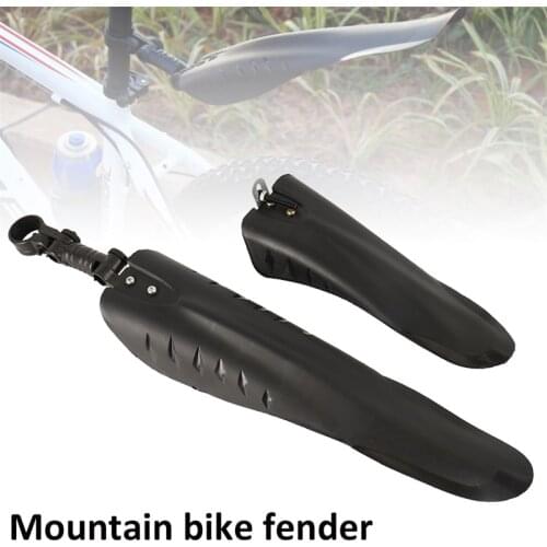 Bike Fender Bicycle Fenders Cycling Front Rear Mountain Bike Mud Guard MTB Mudguard Black For Bicycle Bike Accessories Bike Part