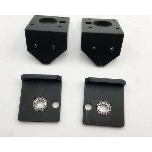 Funssor 8mm DIY Reprap Prusa i3 rework 3D printer parts aluminum metal black color Z-AXIS BOTTOM LEFT/RIGHT +TOP LEFT/RIGHT kit