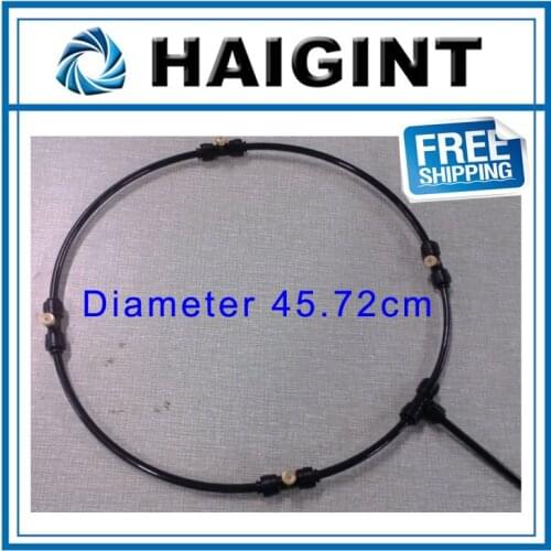 0665 Freeshipping HAIGINT Watering & Irrigation Sprayers18'' black water cooling kit & garden spray ring