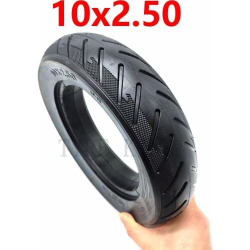 10 Inch Solid Tyre 10x2.50 Thickening Rubber Tire for Electric Scooter Balance Car Parts
