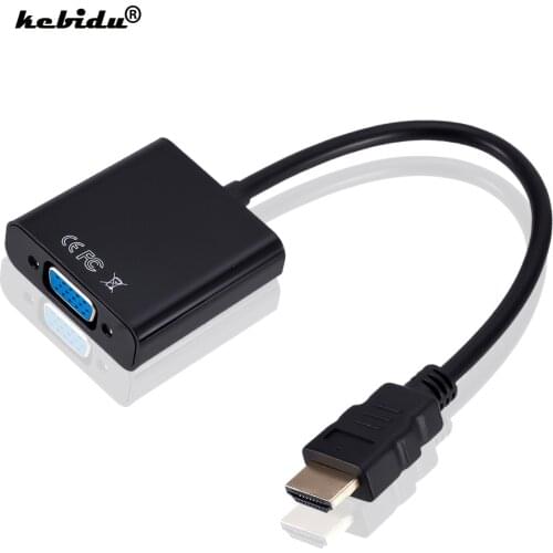 1080P HDMI-compatible to VGA Adapter Digital to Analog Converter Video Cable for Xbox for PS4 PC to Projector Displayer HDTV