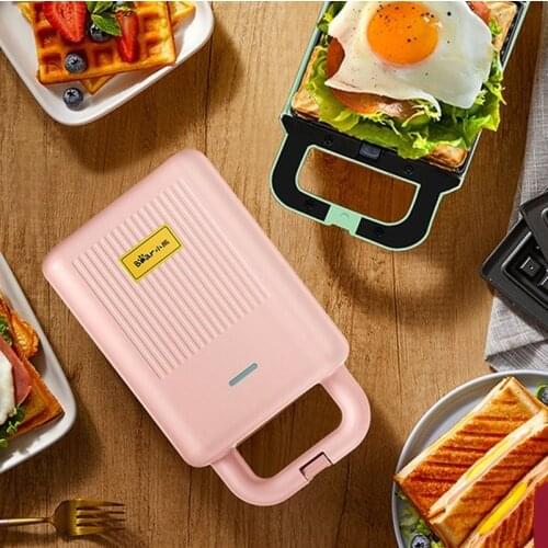 Sandwich breakfast machine household small multifunctional light food waffle machine toast press toaster washable baking plate