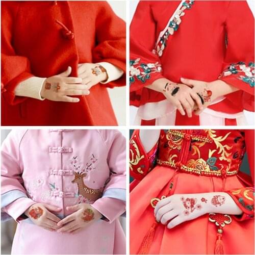 Child rat year baby new year cartoon tattoo sticker waterproof sweat disposable sticker