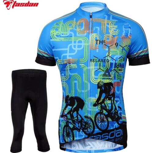 Mens Cycling Sets Tasdan Brand Cycling Clothing Wear Cycling Sportswear Racing Bike Clothes Mens Cycling Jersey Pants Suit Set