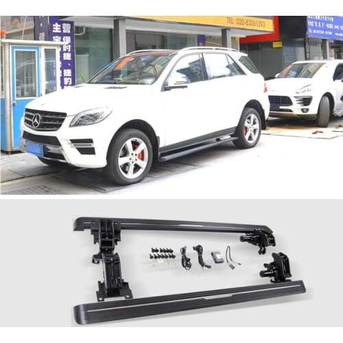 Electric Motor Automatic Switch Closed Running Boards For Mercedes Benz ML Class W166 2013-2019 Side Step Bar Pedals Nerf Bars