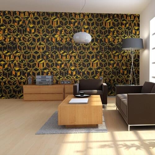 Wall Mural XXL-cubes honey-550x270 cm