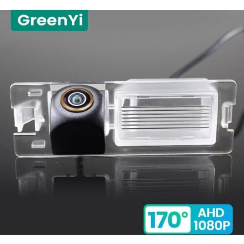 GreenYi 170° HD 1080P Car Rear View Camera for Fiat Avventura Grand Siena Ritmo Croma Bravo Brava Grande Punto Night Vision AHD