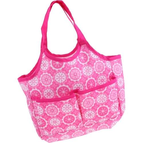 Lovely Shoulder Feeder Carrier Handbags Outfit for 18 inch American Doll Doll Pink