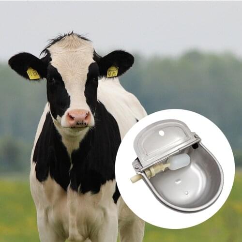 304 Stainless Steel Waterer Bowl Goats Sheep Pig Float Bowl for Horse Cattle Goat Sheep Dog Farm Animal Feeding Eqipment