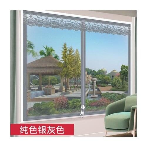 Door & Window Screens Anti-mosquito screens screen gauze self-adhesive window curtains Velcro sand window magnetic magnet