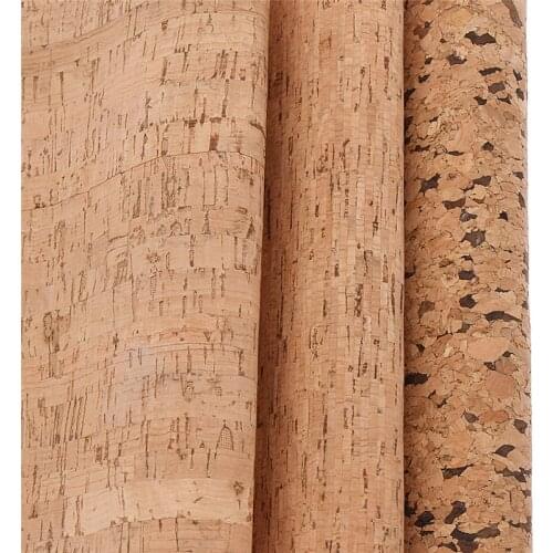 Lychee Life 21x29cm A4 Soft Cork PU Fabric High Quality Wood Grain Synthetic Leather DIY Material For Handbag Belts Garments