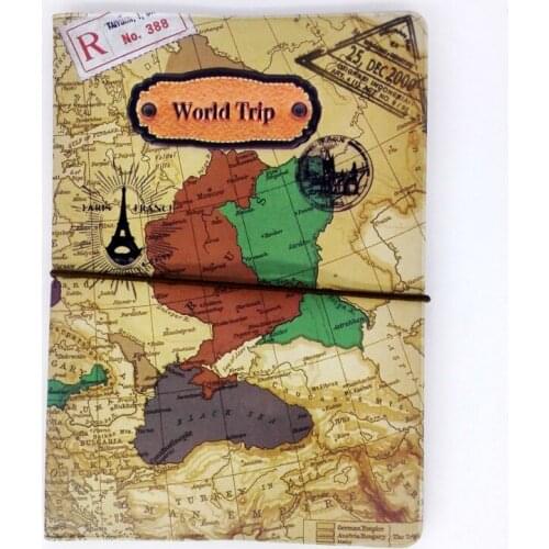 ForeverFriendsNew Lovely Map Travel Passport Holder Cover Identity ID Card Credit Card Holder Bags Document Folder Travel