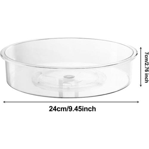 Turntable Storage Bin Practical Plastic Storage Box Of Tea Sweeteners And More Turntable Spice Rack For The Kitchen Cupboard Or