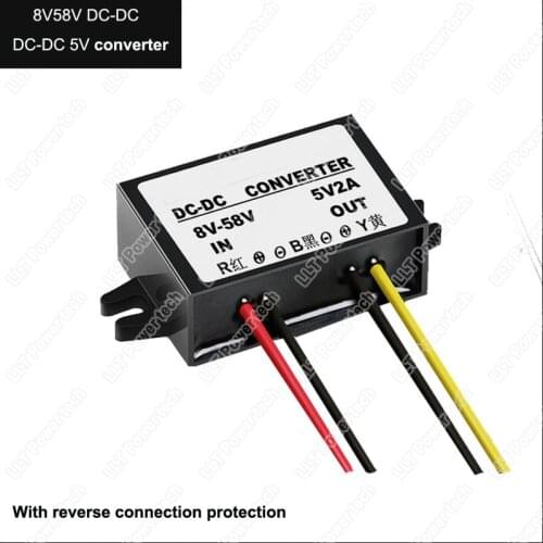 12V 24V 36V 48V DC to DC converter 5V voltage step down transformer of rechargeable Battery module