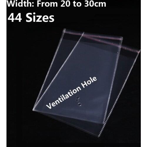 Clear Self Sealing Resealable OPP Plastic Bag Jewelry Packaging Bags Transparent Self-adhesive Cellophane Gift Packing Poly Bags