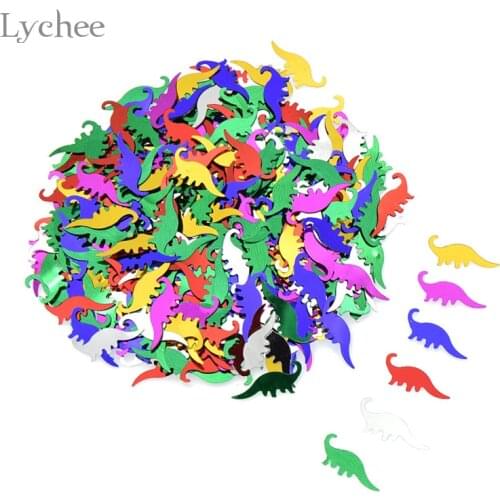 Lychee Life Colorful Dinosaur Confetti Sprinkles Wedding Party Decorations Children Birthday Party Supplies