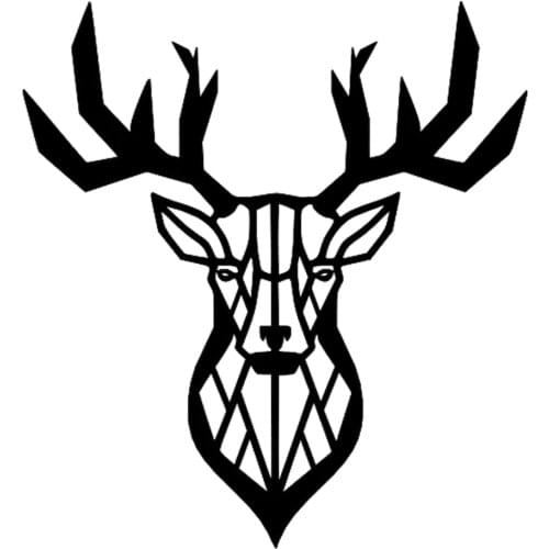 Modern Decorative Wall Metal Frame Deer Home Decor Linf Designs Prints for Living Room Furniture Animal Wall Art Fresh Leaves