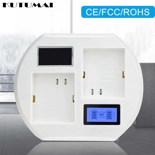 Quick Charge Video Camera USB Battery Fast Charger for Arlo Pro 2/Pro/walk Light Battery Dual Charging LCD Smart Base Charger