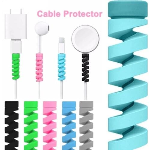 Charging Cable Protector For Phones Cable Holder Ties Cable Winder Clip For Mouse USB Charger Cord Management Cable Organizer