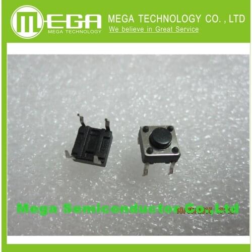 1000PCS 6X6X4.3 DIP Tactile Tact Mini Push Button Switch Micro Switch Momentary