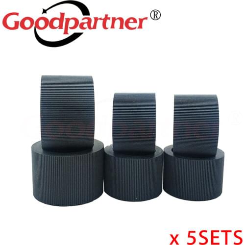 5Set KO-3000-0001 i2900 Feed Separation Pickup Roller Tire Rubber for Kodak i2900 i3200 i3250 i3300 i3400 i3450 i3500