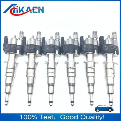 6pc 13537585261 13538616079 13537585261-12 Genuine Fuel Injector For BMW N54 N63 135 335 535 550 750 X5 X6 13537565138