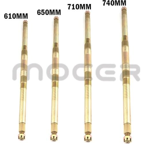 61/65/71/74 cm Rear Heavy Axle Fit For DIY 49cc-125cc Electric Mini Kids Go Buggy ATV Electric Vehicle Kart Quad Bike Parts