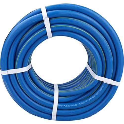 85FT 8mm Industrial Acetylene Transportation Tubing Soft SBR Pipe for Welding Equipment High Pressure Rubber Tubing for Industry