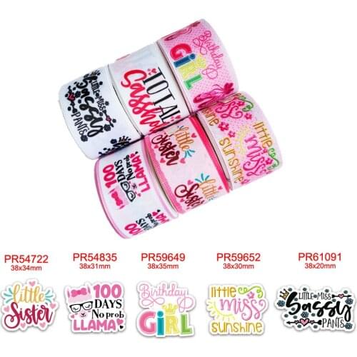 Choshim accessories 5 Yards Per Size Little girl Ribbon Printed Grosgrain Ribbon DIY Bow Bag Material 43728