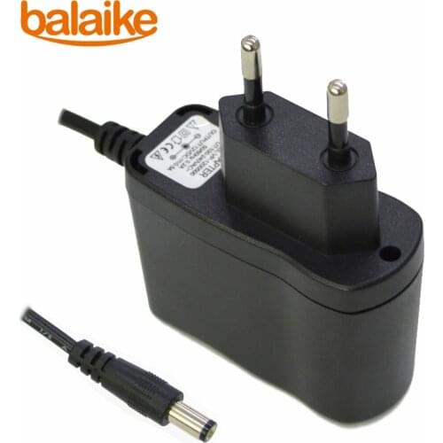 9.6v0.3a power adapter plug in high energy efficiency power supply for electronic guitar DC head inside negative outside positiv