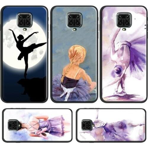 Ballerina Dance Phone Case For Xiaomi Redmi Note 10 Pro 9S 8T 7 8 Note 9 Pro Cover For Redmi 9C 9T 9A 8A