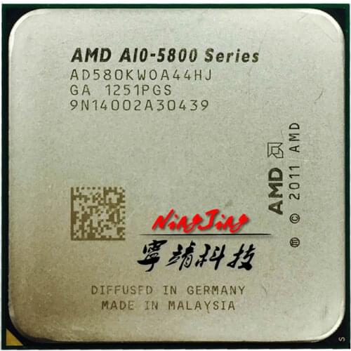 AMD A10-Series A10 5800K A10 5800 Quad-Core CPU Processor AD580KWOA44HJ/AD580BWOA44HJ 0Socket FM2