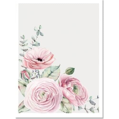 Flower Scenery DIY 11CT Cross Stitch Embroidery Kits Needlework Craft Set Printed Canvas Cotton Thread Home Wholesale