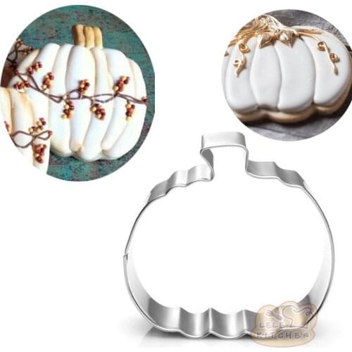 1pcs patisserie reposteria Pumpkin Metal Stainless Steel Cookie Cutter Sugarcraft Fondant Cake Decor Biscuit Chocolate Mould DIY