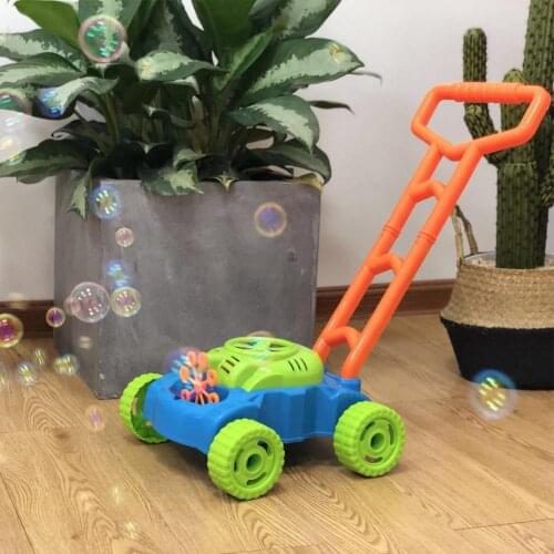 Creative Pushing Car Automatic Bubble Machine Maker Blower Baby Kids Toy Gift Automatic bubble machine powered by battery