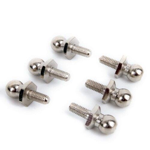 HSP 02038 Metal Ball Head Screw 6Pcs For RC 1/10 Buggy/Truck/Car Original Parts For 94122/94188/94123/94166/94111/94107