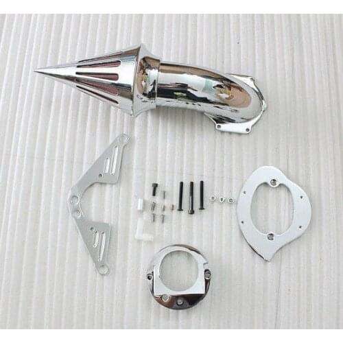 Motorcycle Chrome Spike Air Cleaner Kits Intake Filter For Yamaha Road Star 1600 / 1700 Moto