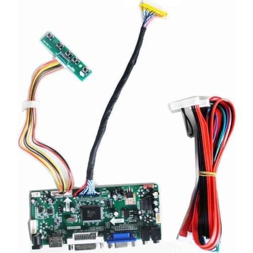New Controller Driver Board Monitor Kit For LM240WU2(SL)(A1) LM240WU2-SLA1 HDMI+VGA+DVI 1920x1200 30Pins LCD LED Screen Panel